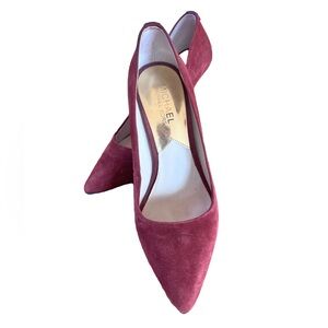 Michael Kors Burgundy Suede Heels